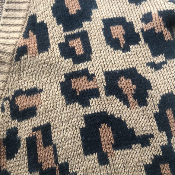 Beau Hudson leopard cardigan, size 5-6 - Picture 5 of 5